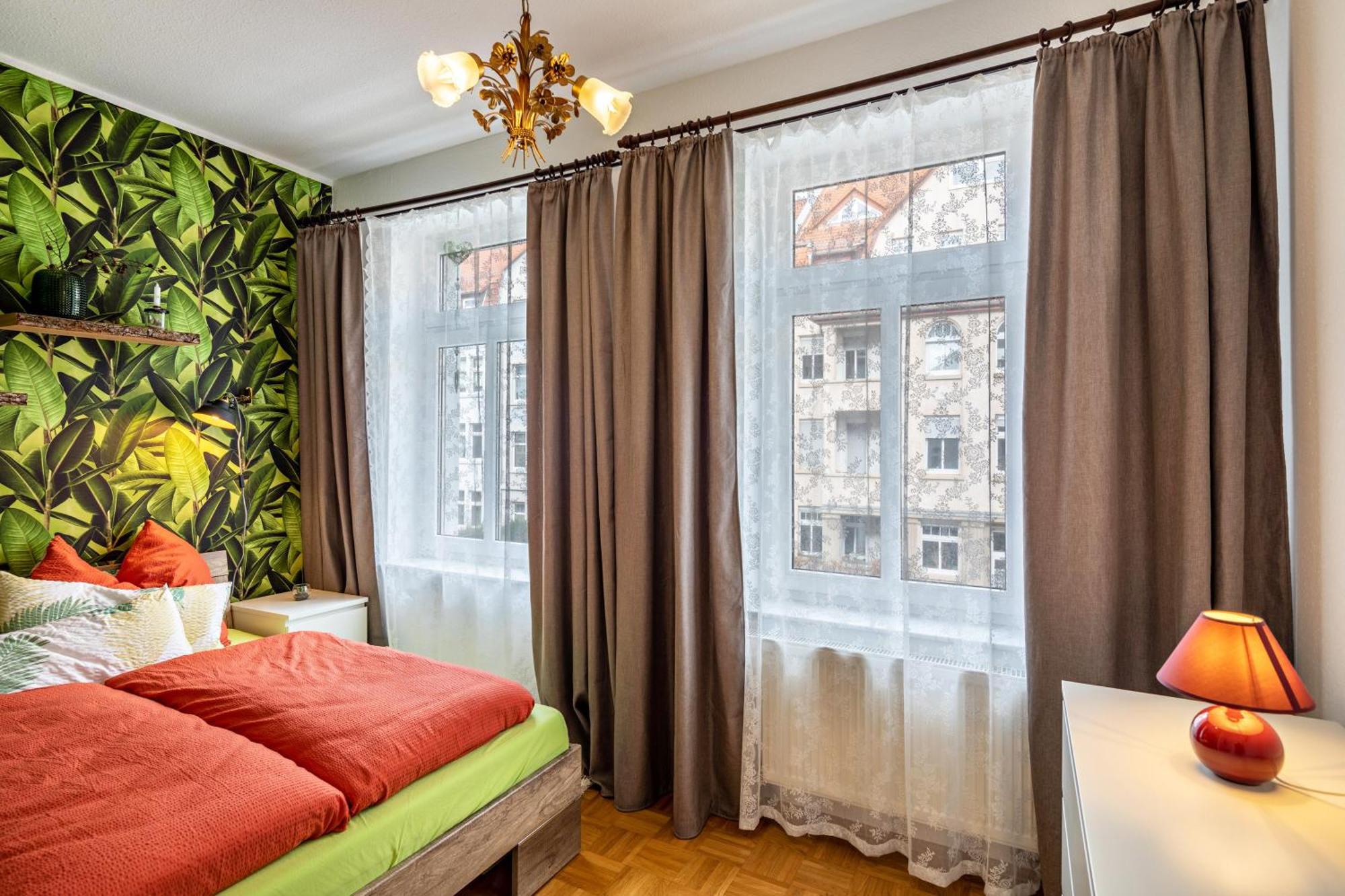 Balkon Apartment Shanti Lu Erfurt Extérieur photo