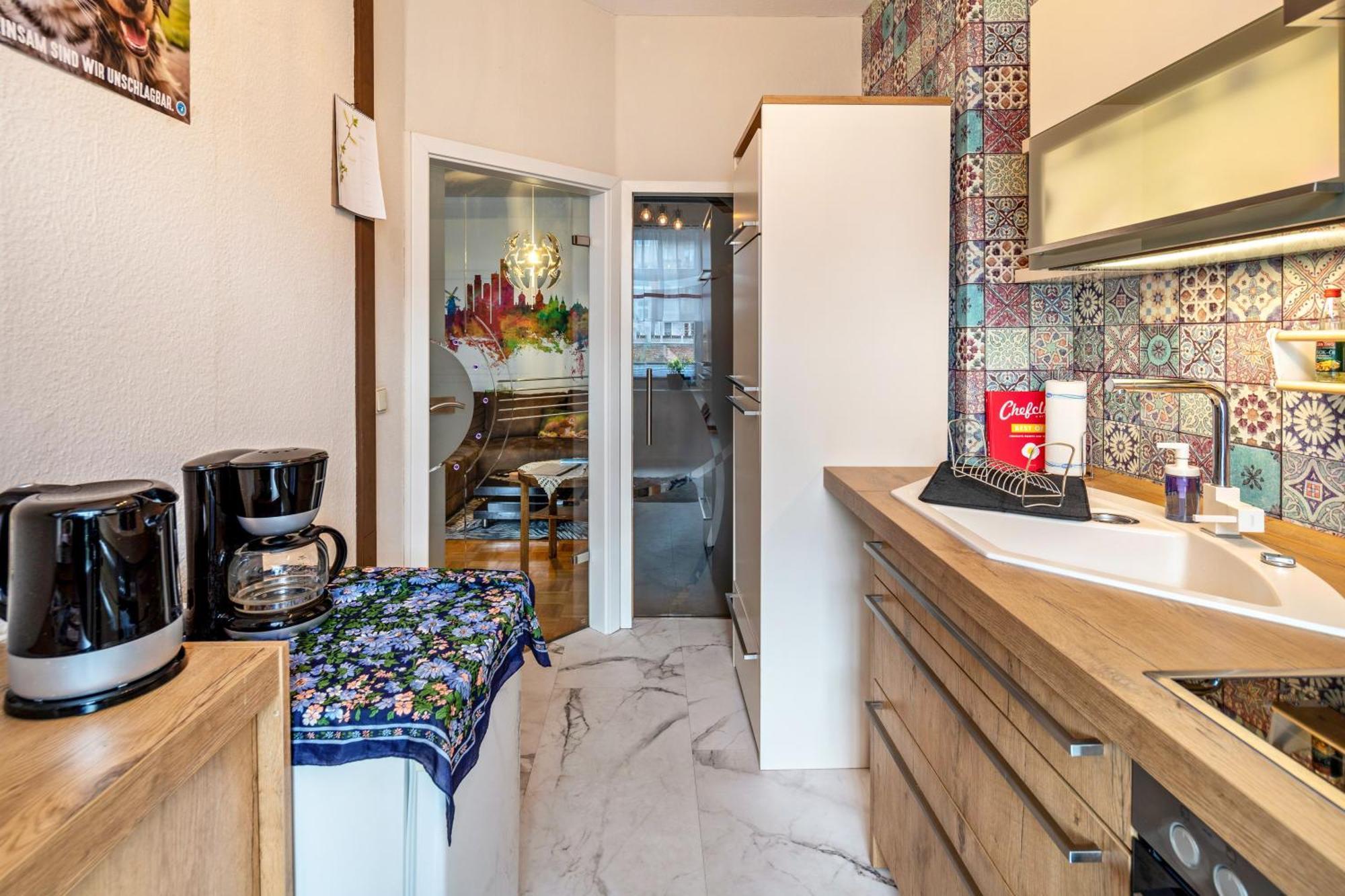 Balkon Apartment Shanti Lu Erfurt Extérieur photo