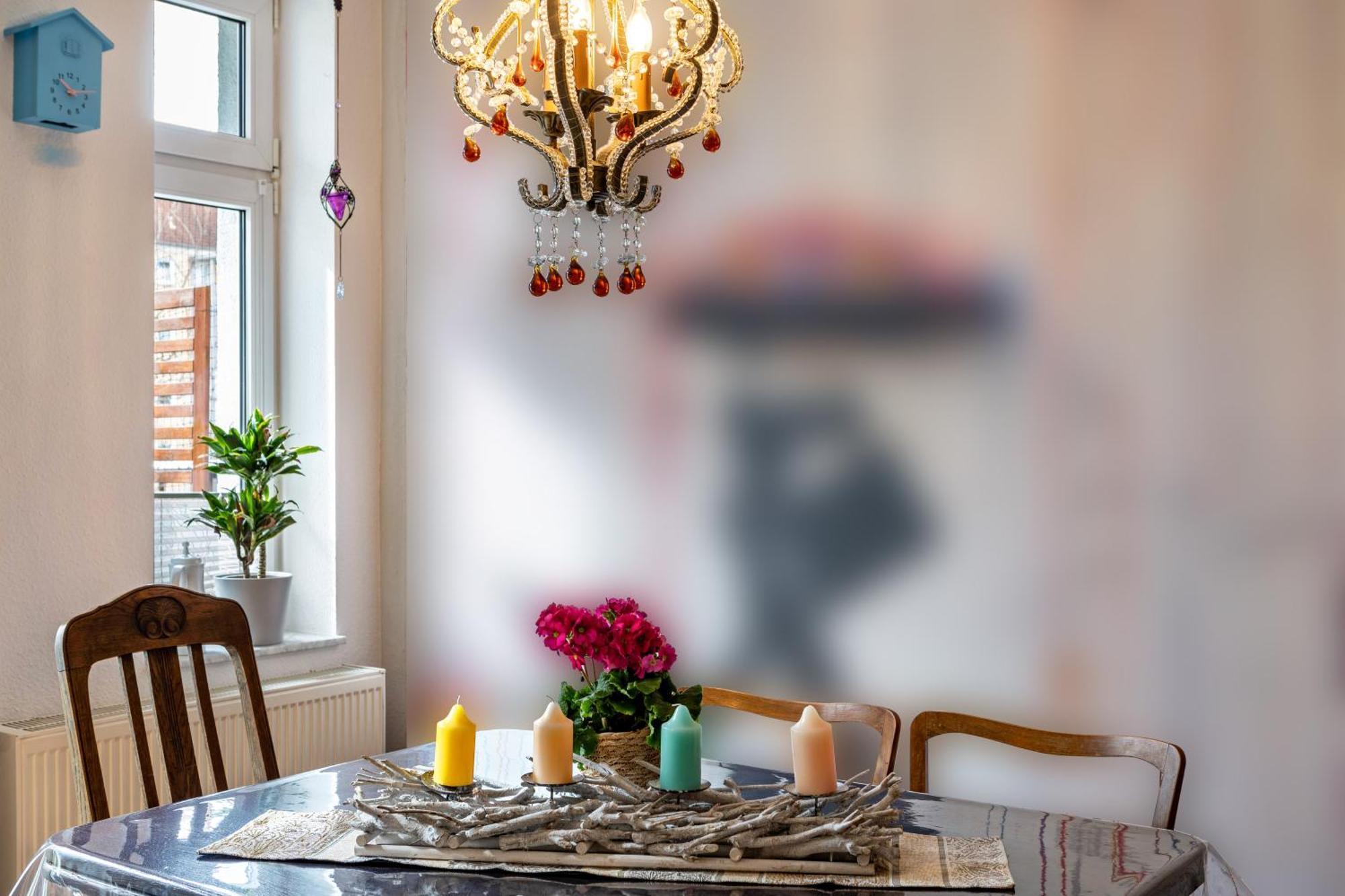 Balkon Apartment Shanti Lu Erfurt Extérieur photo